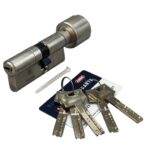Механизм цилиндровый ABUS VELA 2000 80(40x40В) ключ/вертушка MX NI (5 key)