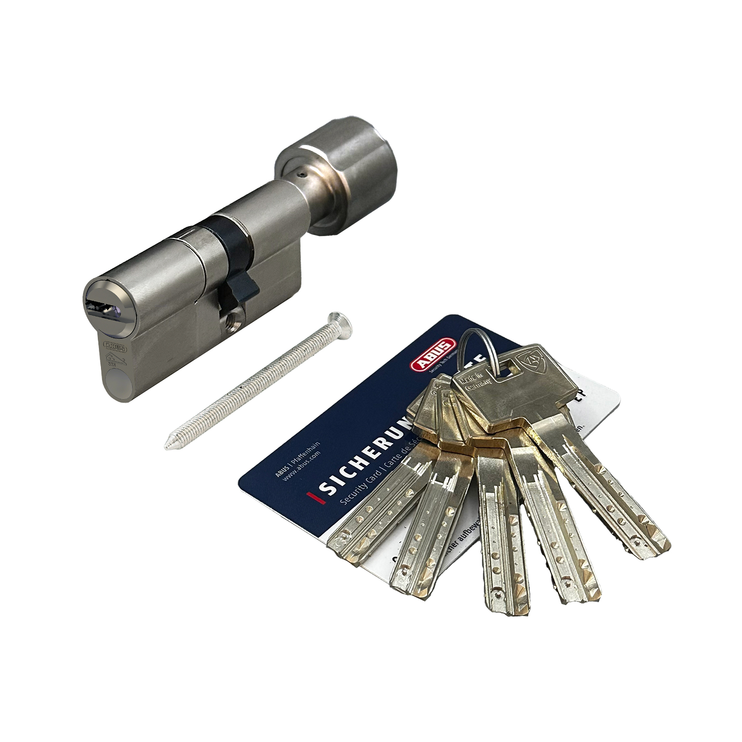 Механизм цилиндровый ABUS BRAVUS 3500 MAGNET 90(45x45В) ключ/вертушка MX PRO NI (5 key) с картой клиента